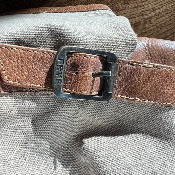 Frye canvas & leather boots - Size 9 - Picture 4 of 6